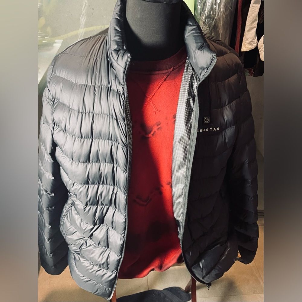 Heated Puffer Jacket with Battery Pack - XL - Black - Winter Gorpcore Workwear